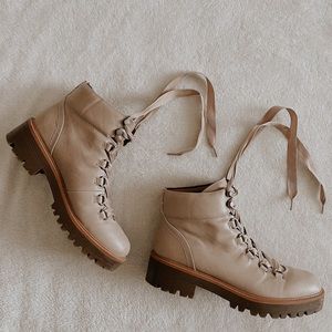 Indigo Rd. Blush Combat Boots